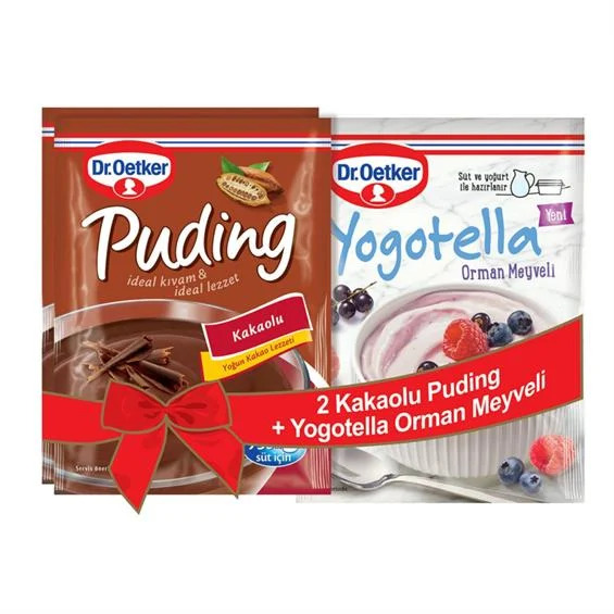 DR.OETKER 2 Lİ KAKAOLU  PUDİNG +ORMAN MEYVELİ YOGOTELLA