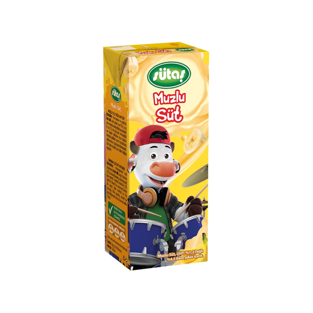 SÜTAŞ MUZLU SÜT 200 ML