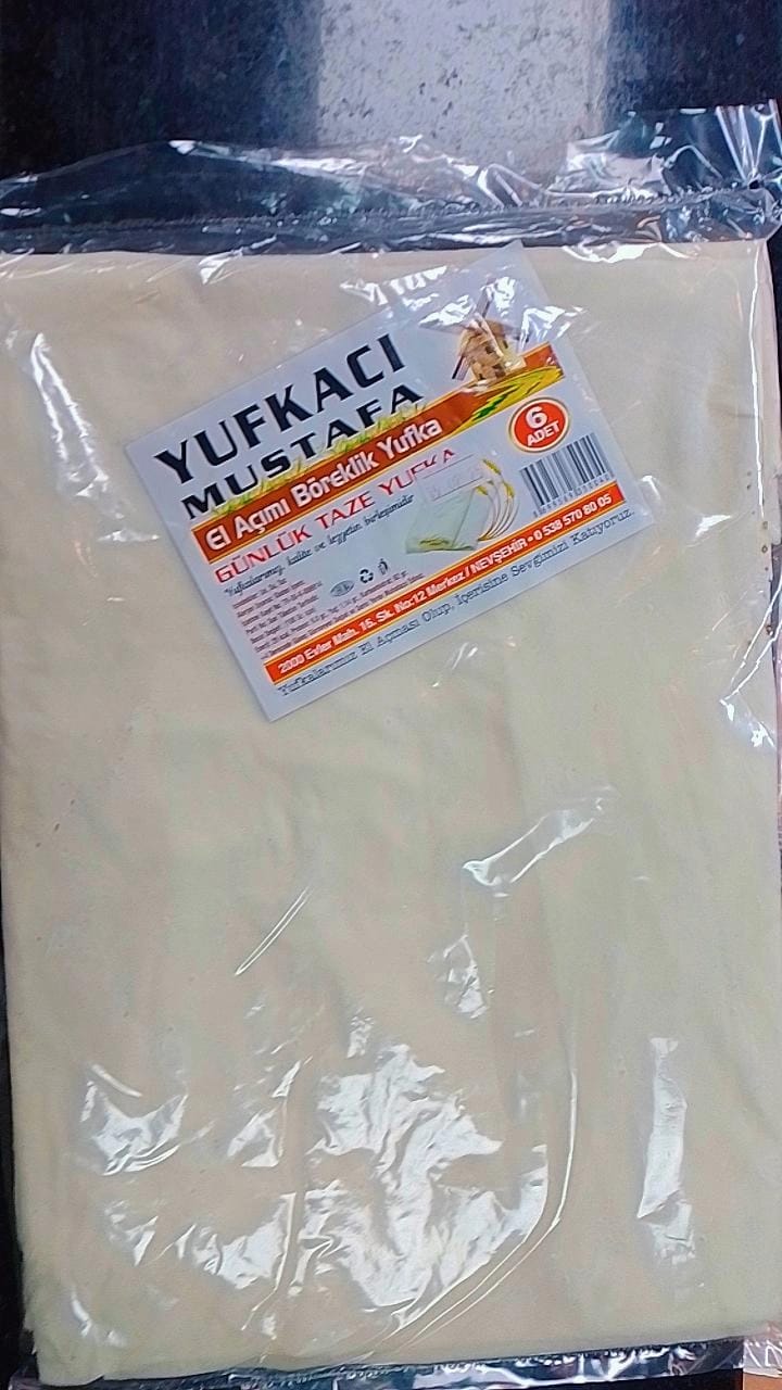 Yufkacı Mustafa El Açımı Böreklik Yufka 6'lı