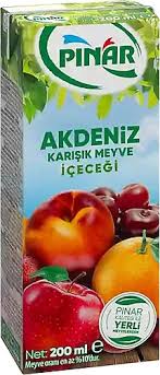 pınar akdeniz karışık meyve aromalı içecek